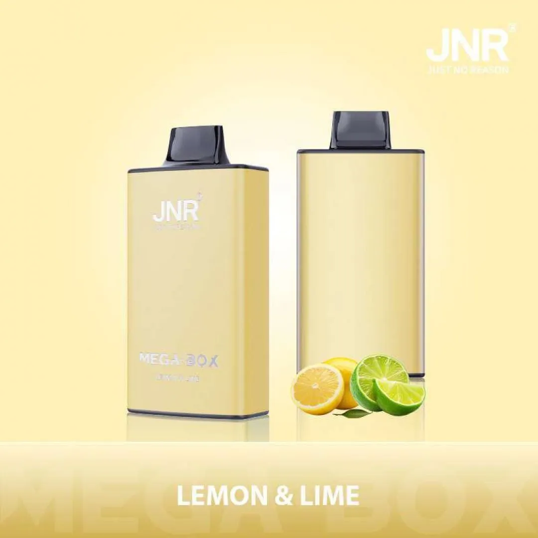 JNR Mega Box 25000 Puffs Edition Rechargeable Disposable Vape in jnr mega box 25000 lemon lime flavor