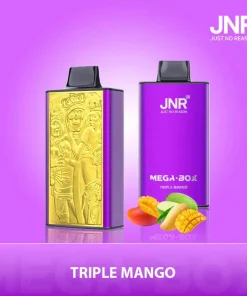 JNR Mega Box 25000 Puffs Edition Rechargeable Disposable Vape in Triple Mango flavor