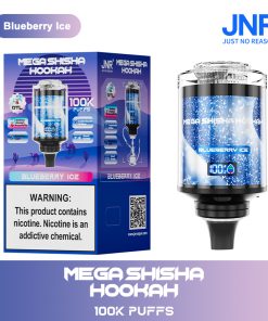 JNR Mega Shisha Hookah 100000 100K Puffs Large Capacity LED Display Disposable Vape random flavor option image