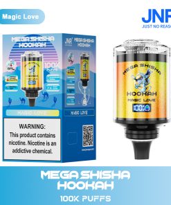 JNR Mega Shisha Hookah 100000 100K Puffs Large Capacity LED Display Disposable Vape random flavor option image