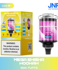JNR Mega Shisha Hookah 100000 100K Puffs Large Capacity LED Display Disposable Vape random flavor option image