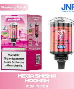 JNR Mega Shisha Hookah 100000 100K Puffs Large Capacity LED Display Disposable Vape random flavor option image