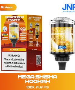 JNR Mega Shisha Hookah 100000 100K Puffs Large Capacity LED Display Disposable Vape random flavor option image