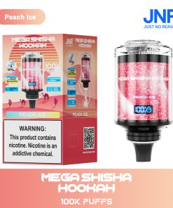 JNR Mega Shisha Hookah 100000 100K Puffs Large Capacity LED Display Disposable Vape random flavor option image