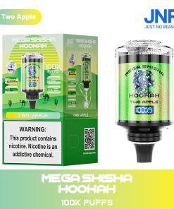 JNR Mega Shisha Hookah 100000 100K Puffs Large Capacity LED Display Disposable Vape random flavor option image
