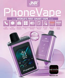 JNR Phone Vape 30000 30K Puffs World’s First Smart Disposable Vape product image