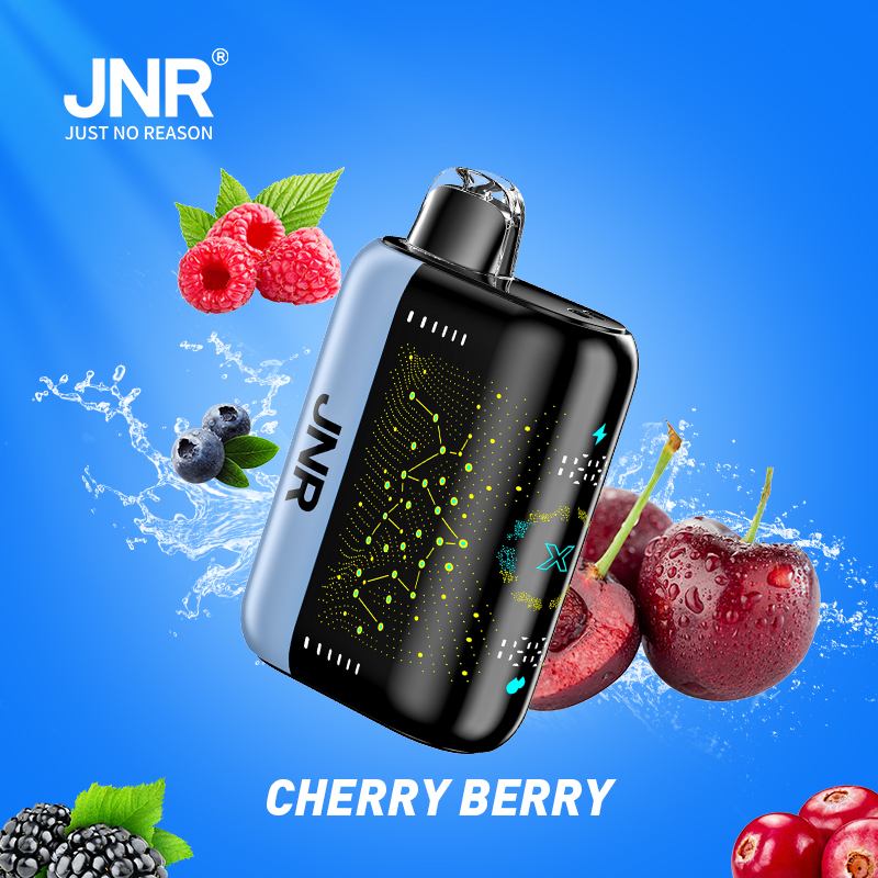 JNR Plus X 26000 26K Puffs Hottest LED Display Disposable Vape in jnr plus x 26000 cherry berry flavor