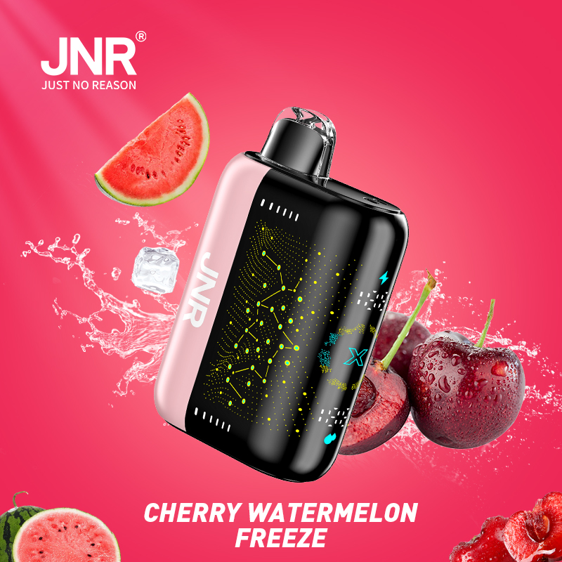 JNR Plus X 26000 26K Puffs Hottest LED Display Disposable Vape in jnr plus x 26000 cherry watermelon freeze flavor