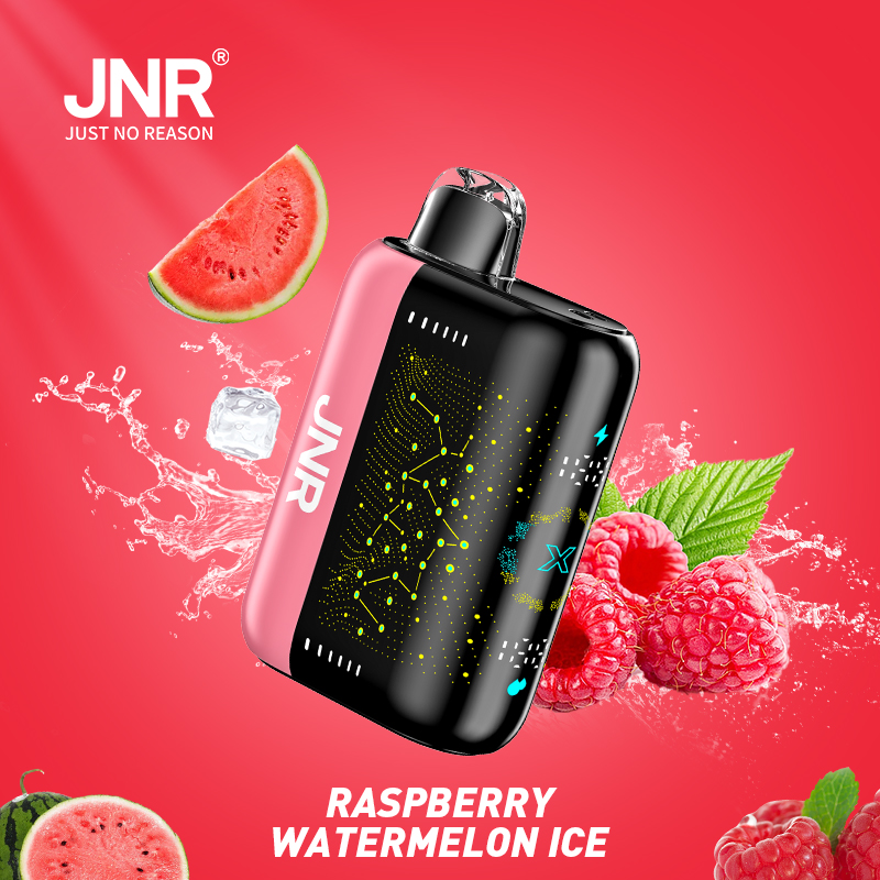 JNR Plus X 26000 26K Puffs Hottest LED Display Disposable Vape in jnr plus x 26000 raspberry watermelon ice%E6%A0%91%E8%8E%93%E8%A5%BF%E7%93%9C% flavor