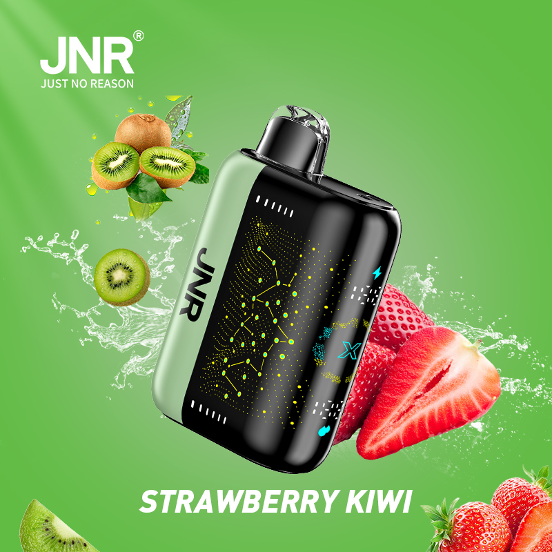 JNR Plus X 26000 26K Puffs Hottest LED Display Disposable Vape in jnr plus x 26000 strawberry kiwi flavor