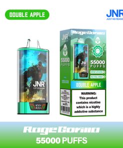 JNR Rage Gorilla 55K 55000 Puffs Smart Display Disposable Vape in Double Apple flavor