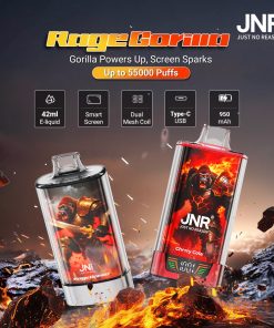 JNR Rage Gorilla 55K 55000 Puffs Smart Display Disposable Vape product image