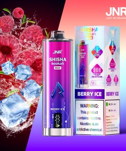 JNR Shisha Max 22000 22K Puffs Hookah Edition Disposable in jnr shisha max 22000 berry ice flavor