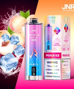 JNR Shisha Max 22000 22K Puffs Hookah Edition Disposable in jnr shisha max 22000 peach ice flavor
