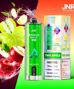 JNR Shisha Max 22000 22K Puffs Hookah Edition Disposable in jnr shisha max 22000 two apple flavor