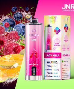 JNR Shisha Max 22000 22K Puffs Hookah Edition Disposable in Lady Killa flavor