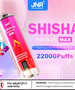 Produktbild: JNR Shisha Max 22000 22K Puffs Hookah Edition Einwegprodukt