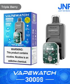 JNR Vape Watch 30000 30K Puffs Smart Disposable Vape in jnr watch 30000 triple berry flavor