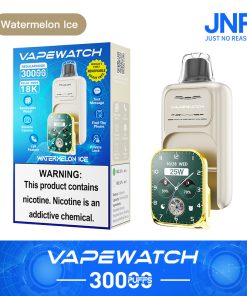 JNR Vape Watch 30000 30K Puffs Smart Disposable Vape in jnr watch 30000 watermelon ice flavor