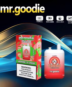 Mr.Goodie 20000 20K Puffs 2% 5% Nicotine Double Warehouser Disposable in Fuji Apple flavor