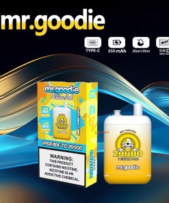Mr.Goodie 20000 20K Puffs 2% 5% Nicotine Double Warehouser Disposable in Mint Honeydew flavor