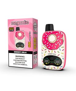 Mr.Goodie Donut 60000 60K Puffs Adjustable Airflow Dual Mesh Disposable Vape in Cherry Cola flavor