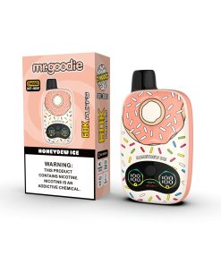 Mr.Goodie Donut 60000 60K Puffs Adjustable Airflow Dual Mesh Disposable Vape in Honeydew Ice flavor