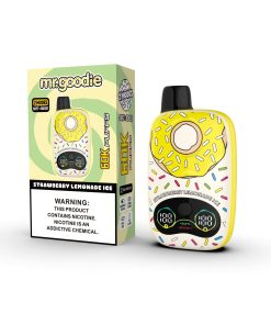 Mr.Goodie Donut 60000 60K Puffs Adjustable Airflow Dual Mesh Disposable Vape in Strawberry Lemonade Ice flavor
