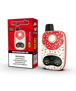 Mr.Goodie Donut 60000 60K Puffs Adjustable Airflow Dual Mesh Disposable Vape in Watermelon Ice flavor