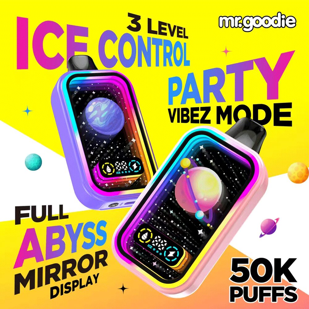 Mr.Goodie 50000 50K Puffs Adjustable Ice level LCD Display Disposable Vape product image