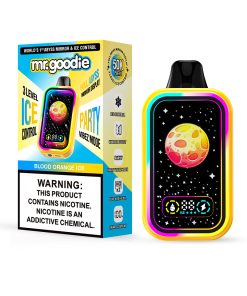 Mr.Goodie 50000 50K Puffs Adjustable Ice level LCD Display Disposable Vape in mr.goodie 50000 50k bllod orange ice flavor
