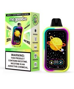 Mr.Goodie 50000 50K Puffs Adjustable Ice level LCD Display Disposable Vape in mr.goodie 50000 50k green lemon 1 flavor