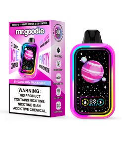 Mr.Goodie 50000 50K Puffs Adjustable Ice level LCD Display Disposable Vape in mr.goodie 50000 50k strawberry milkshake 1 flavor