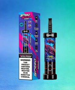 Mr. Goodie Speed Racer 80K 80000 Puffs Disposable Vape Dual Mode Rechargeable LED Display in Strawberry Lemon flavor