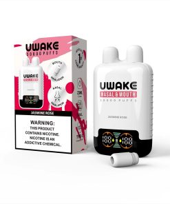 Mr.Goodie Uwake 30000 30K Puffs Nasal & Mouth Inhalation LED Display Disposable Vape in Jasmine Rose flavor