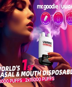Mr.Goodie Uwake 30000 30K Puffs Nasal & Mouth Inhalation LED Display Disposable Vape product image