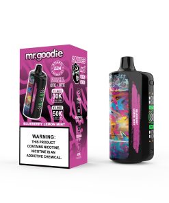 Mr.Goodie Shisha 50000 50K Puffs DTL & MTL LCD Display Disposable Vape in Blueberry Lemon Mint flavor