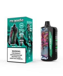 Mr.Goodie Shisha 50000 50K Puffs DTL & MTL LCD Display Disposable Vape in Double Apple flavor