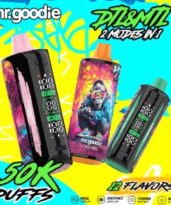 Mr.Goodie Shisha 50000 50K Puffs DTL & MTL LCD Display Disposable Vape product image