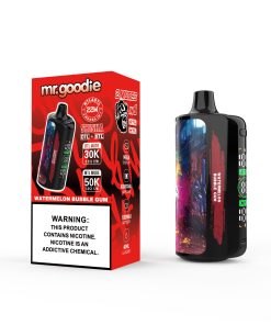 Mr.Goodie Shisha 50000 50K Puffs DTL & MTL LCD Display Disposable Vape in Watermelon Bubble Gum flavor