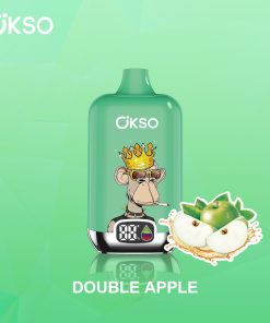 OKSO Digital box 12000 12K Puffs Rechargeable LED Display Disposable Vape in Double Apple flavor