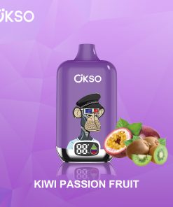 OKSO Digital box 12000 12K Puffs Rechargeable LED Display Disposable Vape in Kiwi Passion Fruit flavor