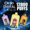 OKSO Digital box 12000 12K Puffs Rechargeable LED Display Disposable Vape product image