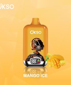 OKSO Digital box 12000 12K Puffs Rechargeable LED Display Disposable Vape in Mango Ice flavor