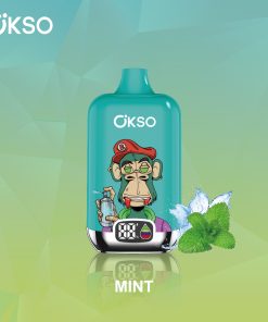 OKSO Digital box 12000 12K Puffs Rechargeable LED Display Disposable Vape in okso digital box 12000 12k mint flavor
