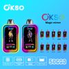 Imagen del producto: OKSO Magic Mirror 50000 (edición de 50 000 caladas), vaporizador desechable con doble malla y pantalla LCD