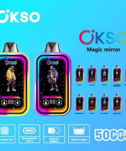 OKSO Magic Mirror 50000 50K Puffs Edition Dual Mesh LCD Display Disposable Vape product image