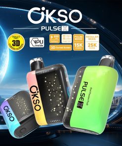 OKSO Pulse X 25000 25K Puffs Pulse/Regular Mode LED Display Disposable Vape product image