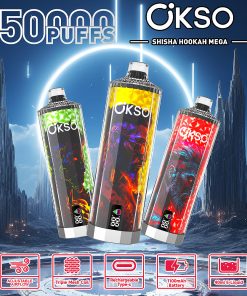 OKSO Shisha Hookah Mega 50000 50K Puffs LED Display Disposable product image