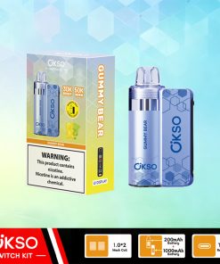 OKSO Switch Kit 50000 – 50K Puffs Dual Mode Replaceable Pod Disposable Vape in Gummy Bear flavor